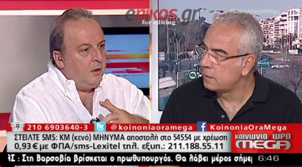 O Kαμπουράκης για την “έκρηξή” του στον αέρα της εκπομπής – ΒΙΝΤΕΟ