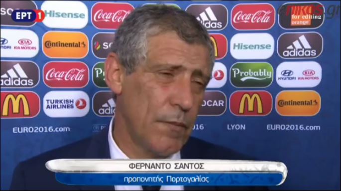 Το “ευχαριστώ” του Σάντος στους Έλληνες – ΒΙΝΤΕΟ