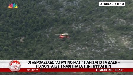 Οι αερολέσχες ρίχνονται στη μάχη κατά των πυρκαγιών – ΒΙΝΤΕΟ