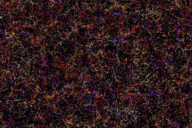 1,2 εκατ. γαλαξίες σε έναν χάρτη