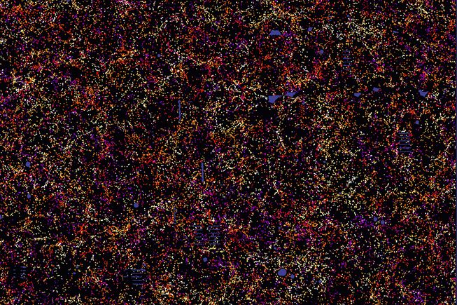 1,2 εκατ. γαλαξίες σε έναν χάρτη