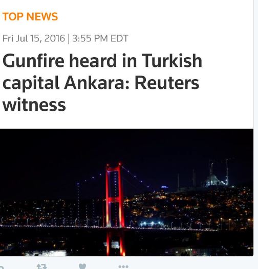 Πυροβολισμοί στην Άγκυρα – Πτήσεις στρατιωτικών αεροσκάφων και ελικοπτέρων – ΒΙΝΤΕΟ