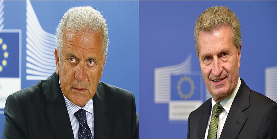 Αβραμόπουλος – Έτινγκερ για το νέο σύστημα παροχής ασύλου