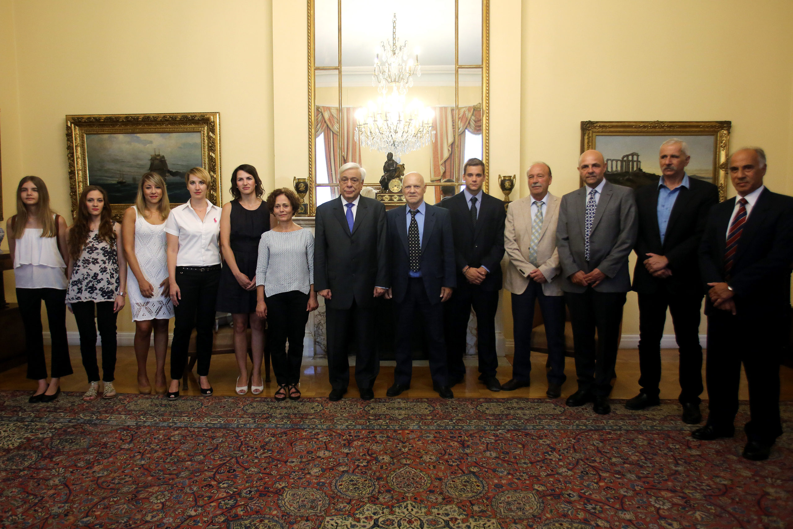 Πριν ανέβουν στον Όλυμπο συναντήθηκαν με τον Πρόεδρο της Δημοκρατίας