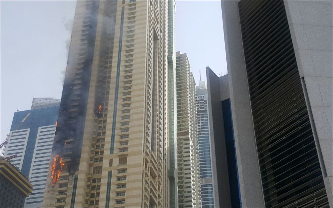 Φωτιά σε ουρανοξύστη στο Ντουμπάι – ΦΩΤΟ