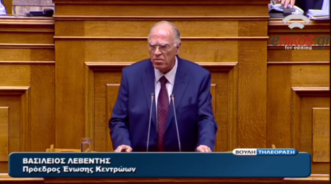 Λεβέντης: Αντί να είμαστε στα καφενεία συζητάμε στη Βουλή… – ΒΙΝΤΕΟ