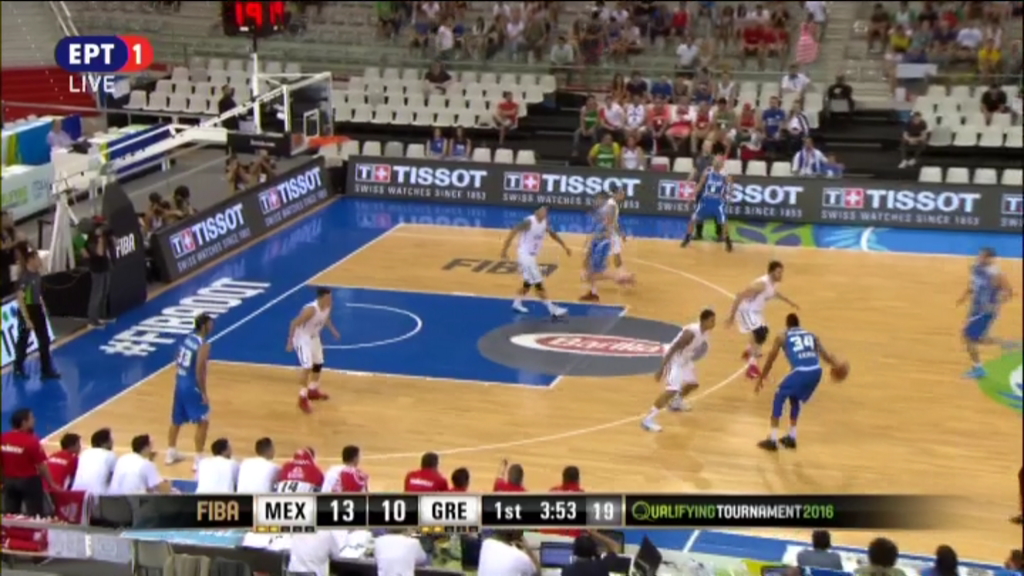 Μεξικό – Ελλάδα 16-15 (10′)