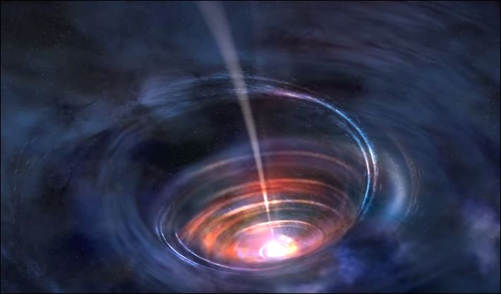 Εντοπίστηκε τεράστια μαύρη τρύπα στο κέντρο ενός μακρινού γαλαξία – ΒΙΝΤΕΟ