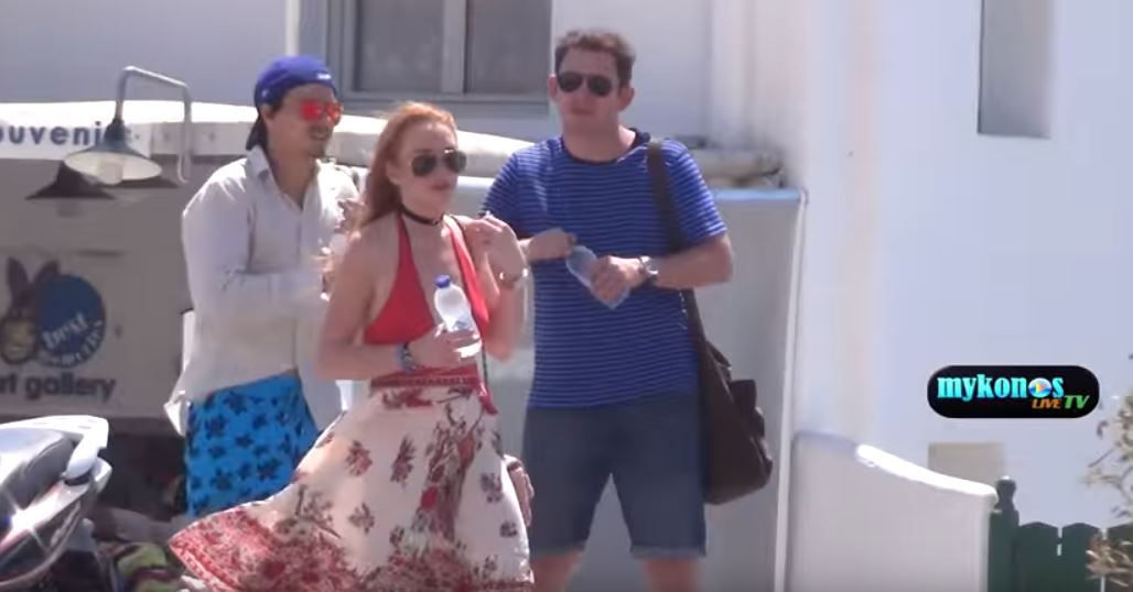 H Λόχαν με τον Ρώσο μεγιστάνα στη Μύκονο – ΒΙΝΤΕΟ