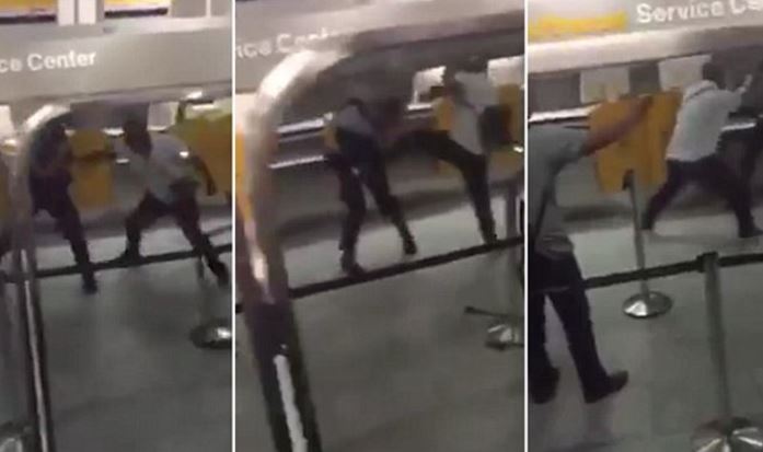 Οργισμένος Βρετανός γρονθοκοπεί αστυνομικούς στο αεροδρόμιο της Φρανκφούρτης – ΒΙΝΤΕΟ