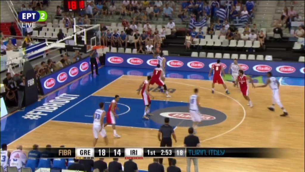 Ελλάδα – Ιράν 27-21 (10′)