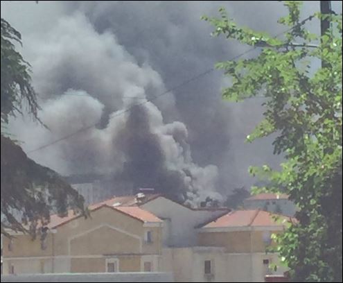 Πρώτες εικόνες από τη φωτιά στο νοσοκομείο της Γαλλίας – ΒΙΝΤΕΟ