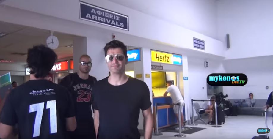 Η άφιξη του Ρουβά στη Μύκονο – BINTEO