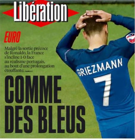 Τα γαλλικά πρωτοσέλιδα για την ήττα «των Μπλε» – ΦΩΤΟ