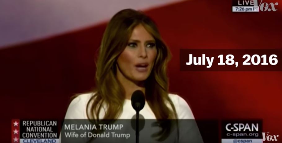 Η Μελάνια Τραμπ αντέγραψε την ομιλία της Μισέλ Ομπάμα – ΒΙΝΤΕΟ