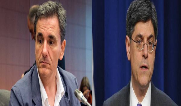 Σε εξέλιξη η συνάντηση Τσακαλώτου – Λιου