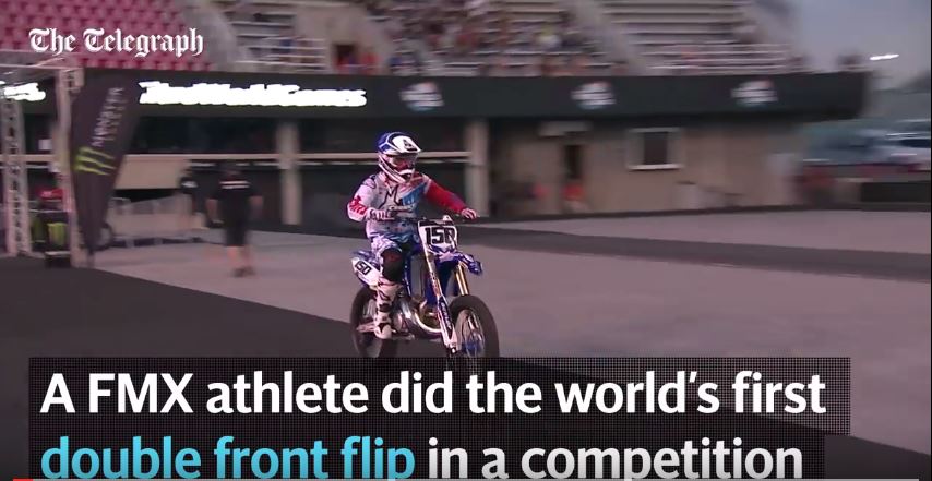 Αναβάτης extreme sport εκτέλεσε μοναδικό κόλπο – BINTΕO