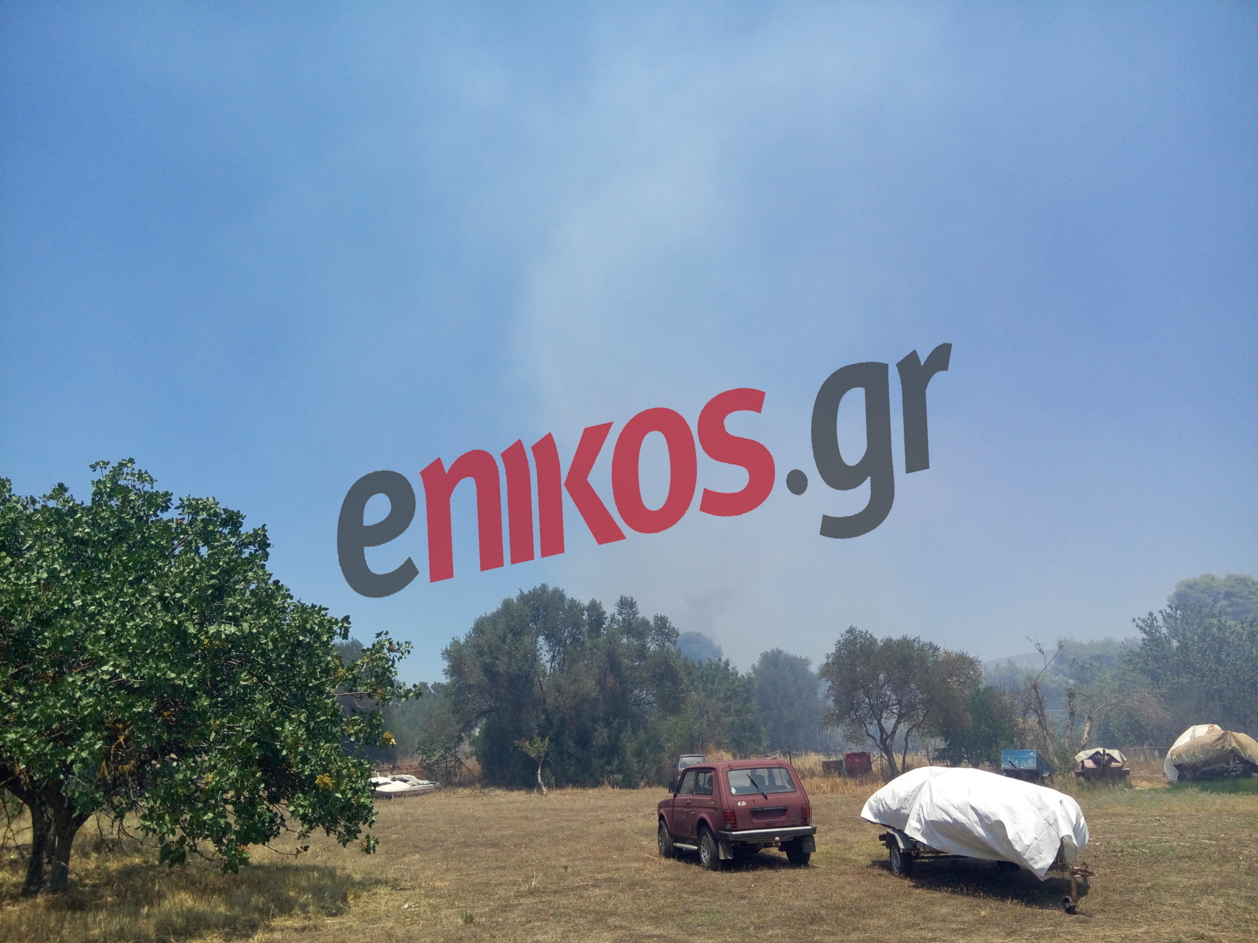 To σημείο που ξέσπασε η φωτιά στο Μαρούσι – ΦΩΤΟ