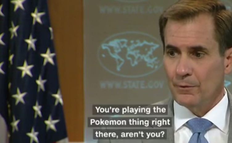 Διακόπηκε η ενημέρωση του Στέιτ Ντιπάρτμεντ λόγω… Pokemon Go – ΒΙΝΤΕΟ