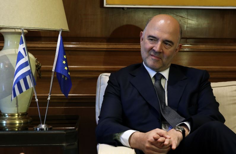 Μοσκοβισί: Στο πλευρό του ελληνικού λαού και της κυβέρνησης η Κομισιόν