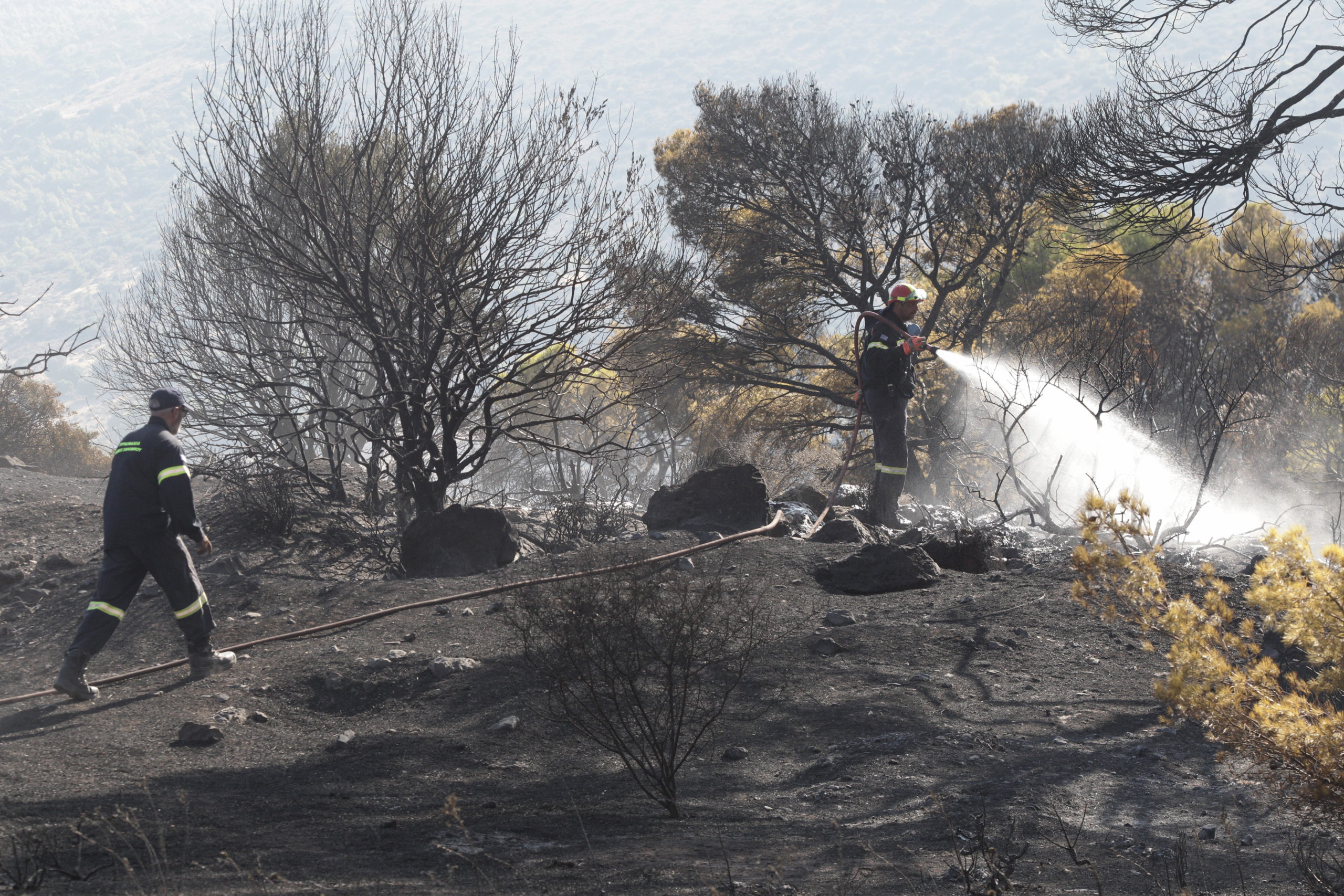 Κάηκε ένα σπίτι από τη φωτιά στην Κερατέα