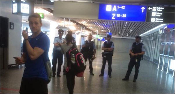 Φρανκφούρτη – Ασαφές αν ο άντρας μετέφερε απαγορευμένο αντικείμενο