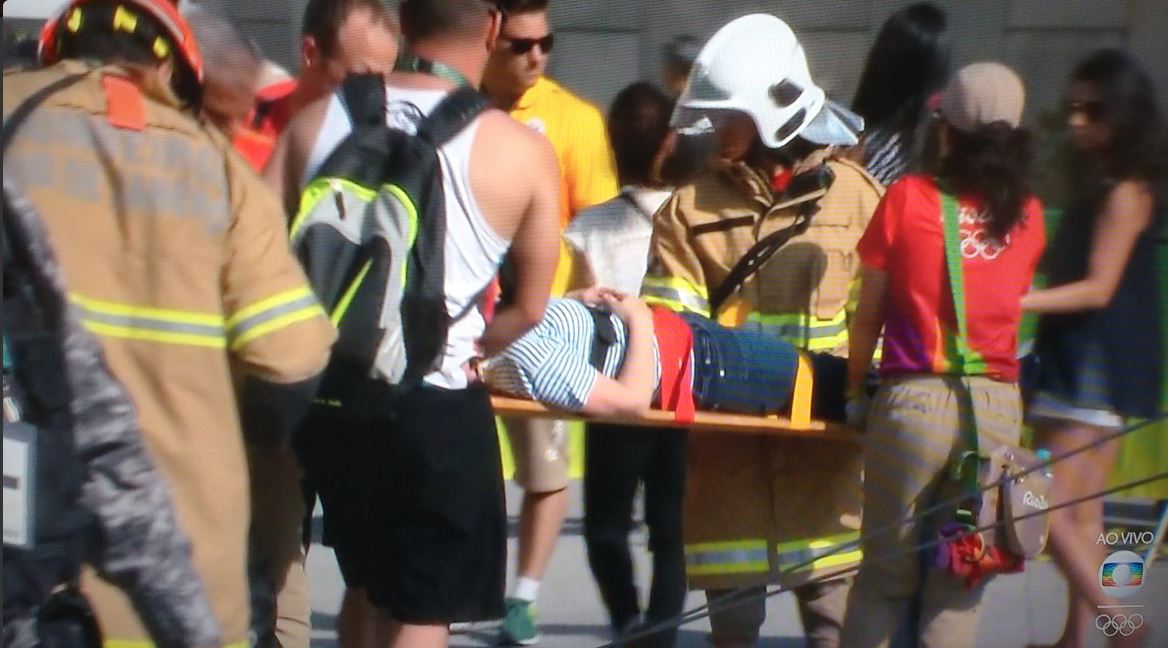 Τηλεοπτική κάμερα τραυμάτισε θεατές στο Ρίο – ΒΙΝΤΕΟ