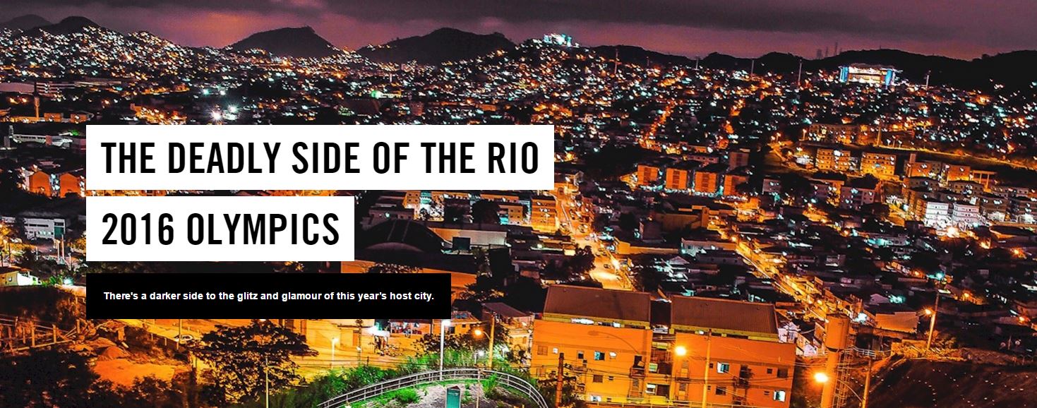 Διεθνής Αμνηστία: Σκιά θανάτου πάνω από το Ρίο