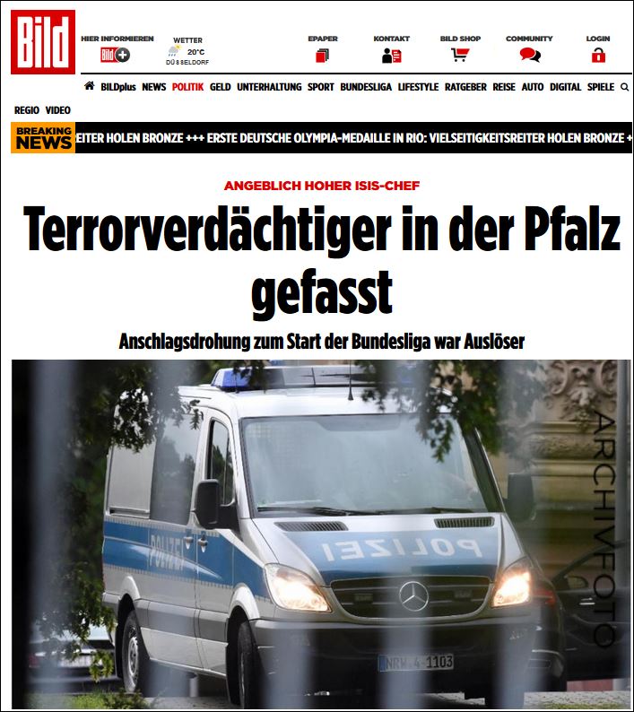 Συνελήφθη ύποπτος για τρομοκρατία στη Γερμανία – Θεωρείται ηγετικό στέλεχος του ISIS