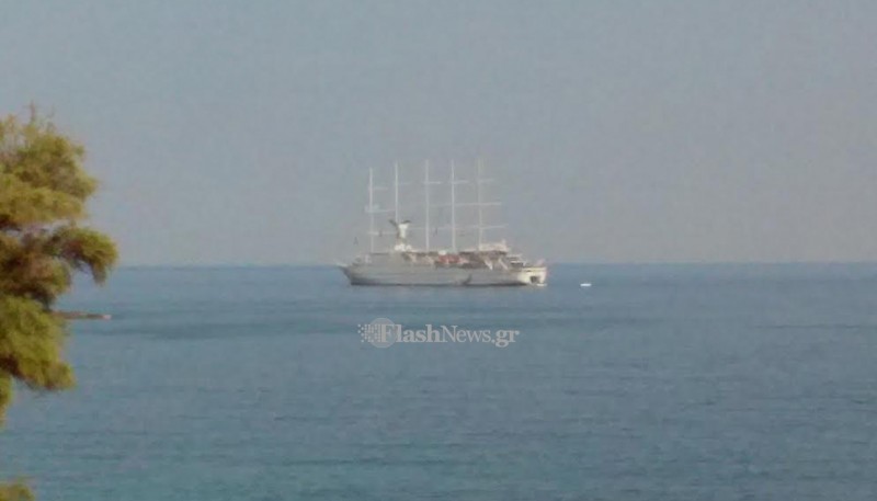 Στα Χανιά το μεγαλύτερο ιστιοφόρο κρουαζιερόπλοιο του κόσμου – ΦΩΤΟ