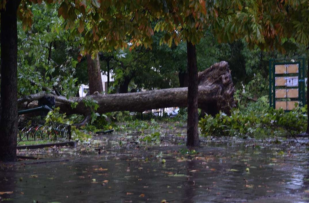 Μπουρίνι “σάρωσε” τα Τρίκαλα – ΦΩΤΟ- ΒΙΝΤΕΟ