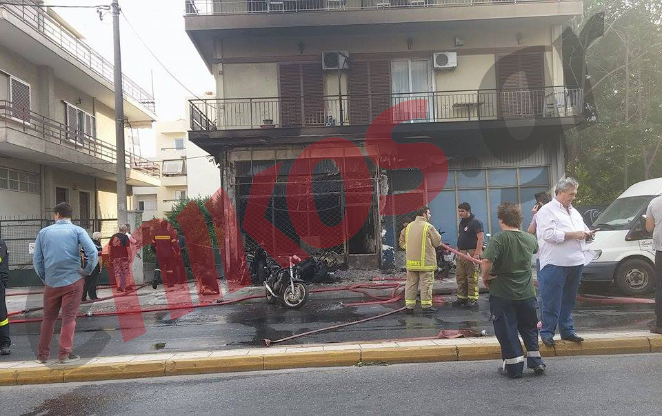 Οι πρώτες ΦΩΤΟ από τη φωτιά στο Μαρούσι – ΤΩΡΑ