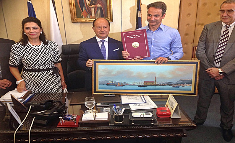 Με τον δήμαρχο Ζακύνθου συναντήθηκε ο Μητσοτάκης – ΦΩΤΟ