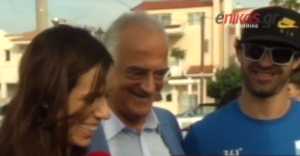 Στην Παλλήνη η Κατερίνα Στεφανίδη: Είναι πολύ ωραίο να βρίσκομαι εδώ – ΒΙΝΤΕΟ