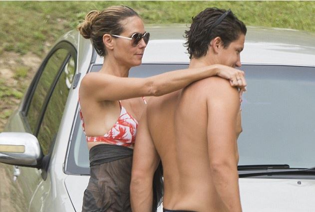 Τα καυτά φιλιά της Χάιντι Κλουμ στον σύντροφό της – ΦΩΤΟ