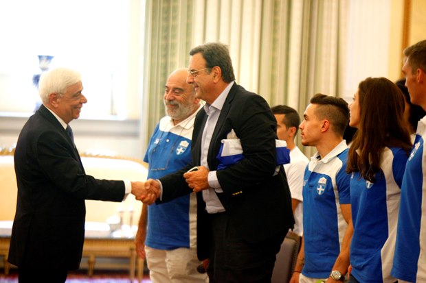 Ο Προκόπης Παυλόπουλος υποδέχεται τους Ολυμπιονίκες – ΒΙΝΤΕΟ