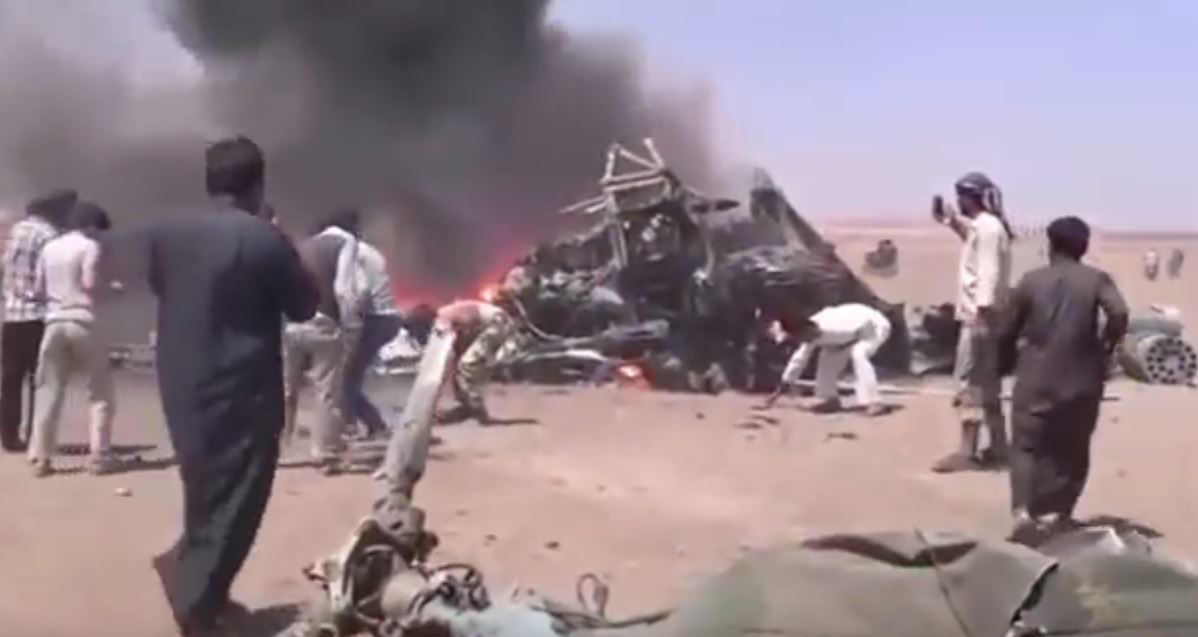 Νέα ΒΙΝΤΕΟ από τα συντρίμμια του ρωσικού ελικοπτέρου