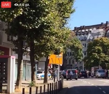 Δείτε live εικόνα από τη Γερμανία – Ένοπλος έχει ταμπουρωθεί σε εστιατόριο