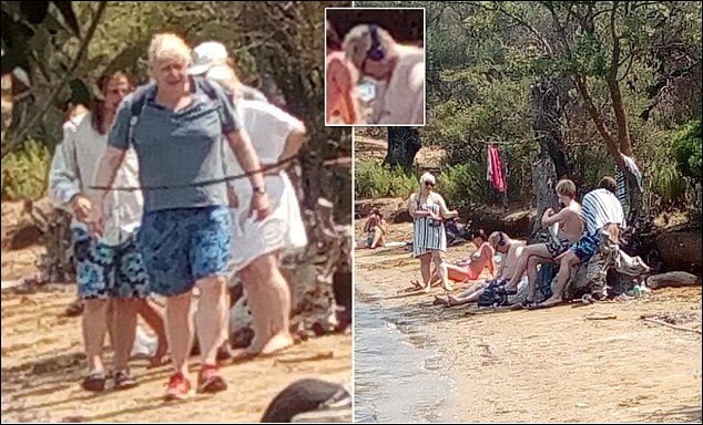 Ο Μπόρις Τζόνσον με μαγιό στο Τρίκερι – ΦΩΤΟ
