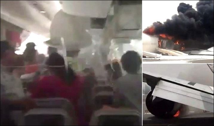 Νέο ΒΙΝΤΕΟ από το εσωτερικό του φλεγόμενου αεροσκάφους στο Ντουμπάι