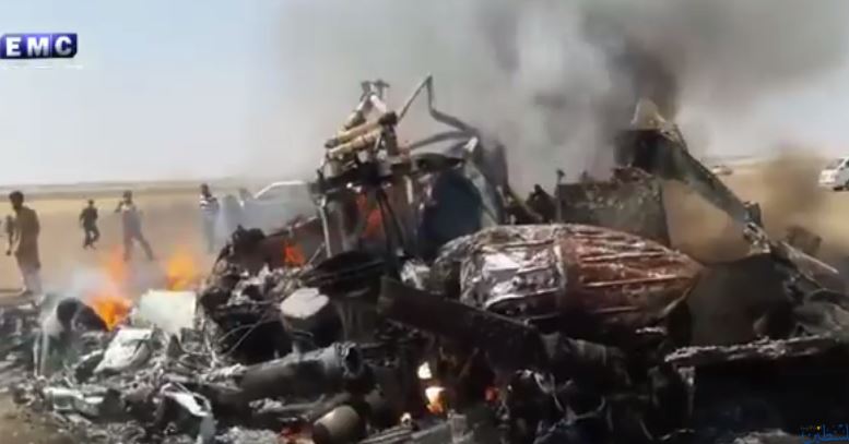 Εικόνες από το ελικόπτερο που κατερρίφθη στη Συρία – ΒΙΝΤΕΟ