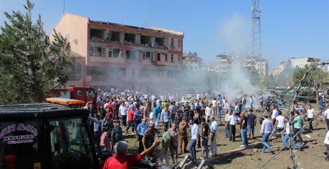 Μπαράζ βομβιστικών επιθέσεων στη νοτιοανατολική Τουρκία