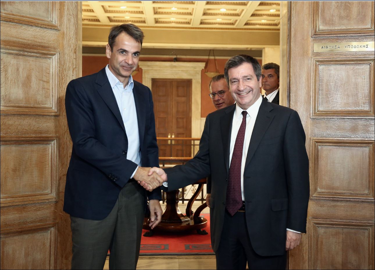 Για θέματα ασφάλειας συζήτησαν ο Μητσοτάκης με τον Καμίνη