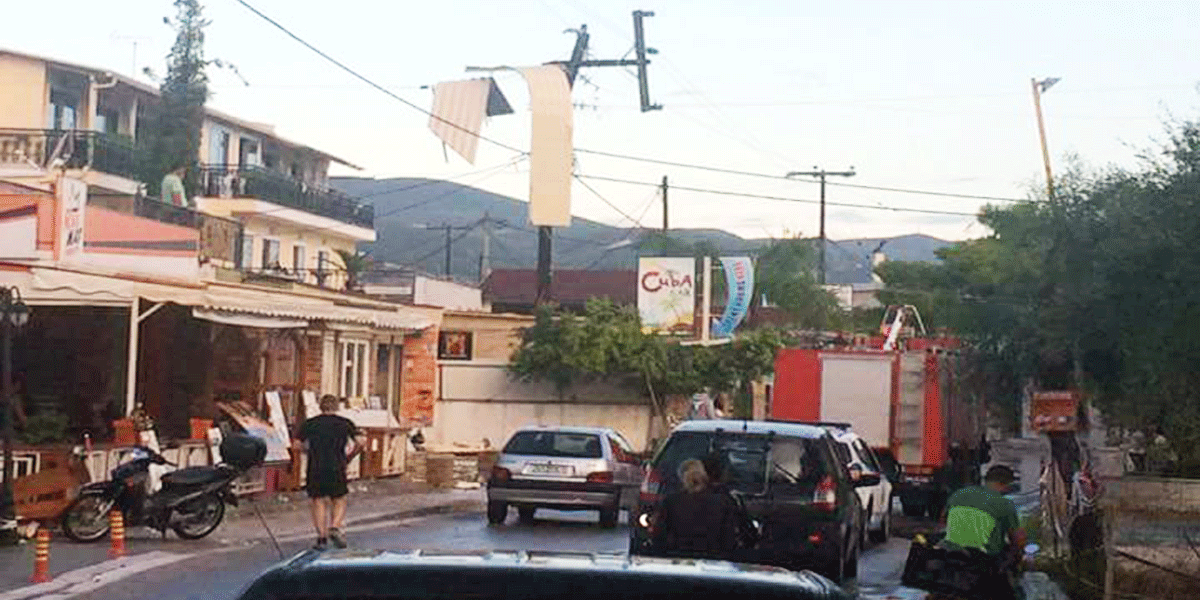 Ζημιές προκάλεσε πρωινός ανεμοστρόβιλος στην Ζάκυνθο – ΦΩΤΟ