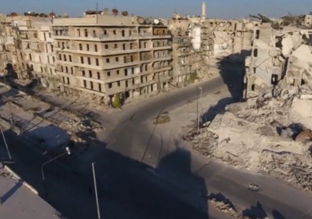 ΒΙΝΤΕΟ από drone αποκαλύπτει τις εικόνες καταστροφής στο Χαλέπι