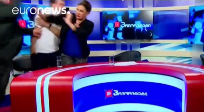 Γεωργία – Ξύλο μεταξύ υποψηφίων σε τηλεοπτικό ντιμπέιτ – ΒΙΝΤΕΟ