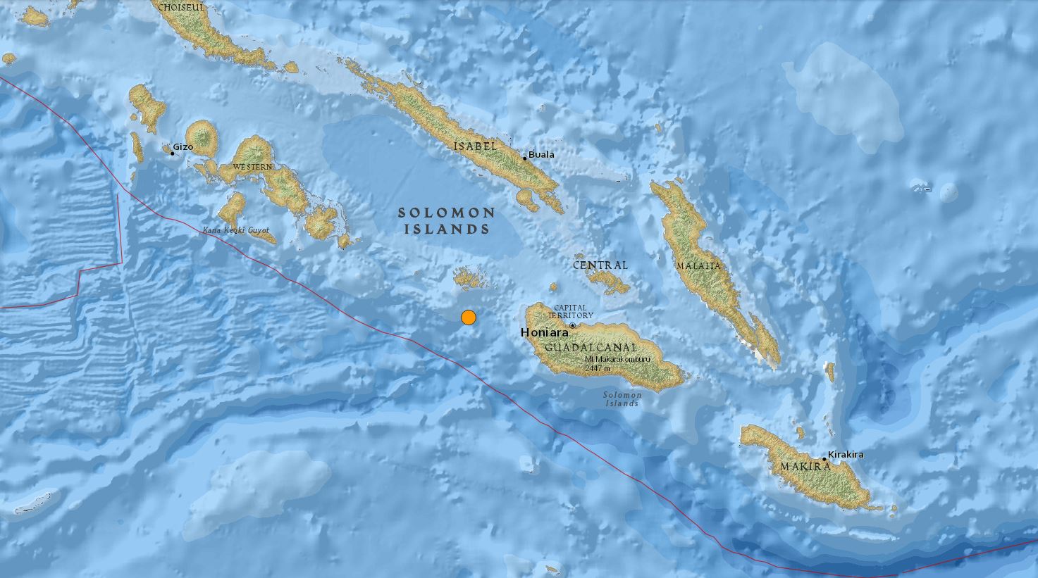 Σεισμός 6 Ρίχτερ ανοικτά των Νησιών Σολομώντα – ΦΩΤΟ