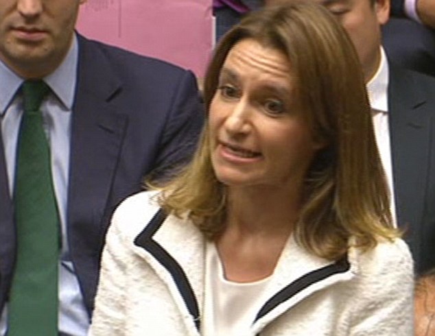 Tory MP Lucy Frazer invoked Sharon Stone with a display at yesterday's PMQs in Westminster