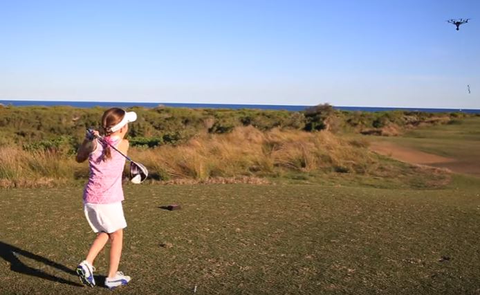 8χρονη κατέρριψε drone με μπαλάκι του γκολφ – ΒΙΝΤΕΟ