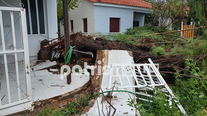 Σοβαρές ζημιές από την κακοκαιρία στην Ηλεία – ΒΙΝΤΕΟ